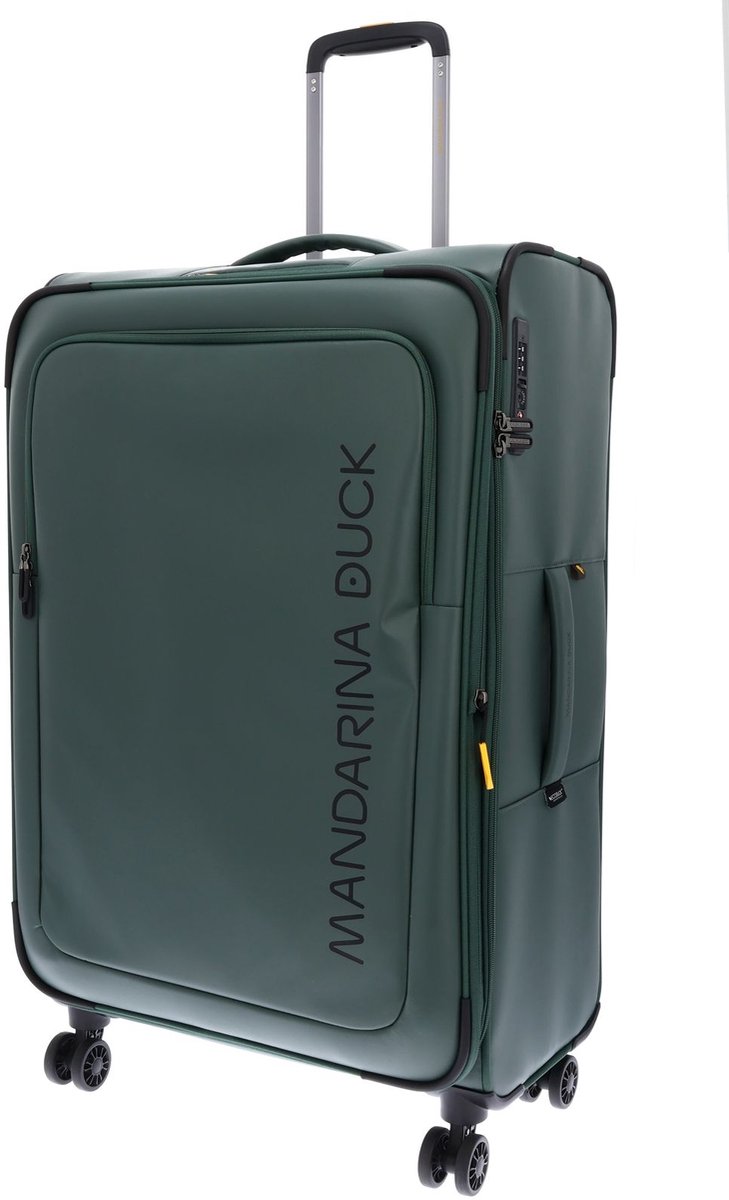 MANDARINA DUCK trolley Eco Coated Exp Trolley Deep Green donkergroen 78cm