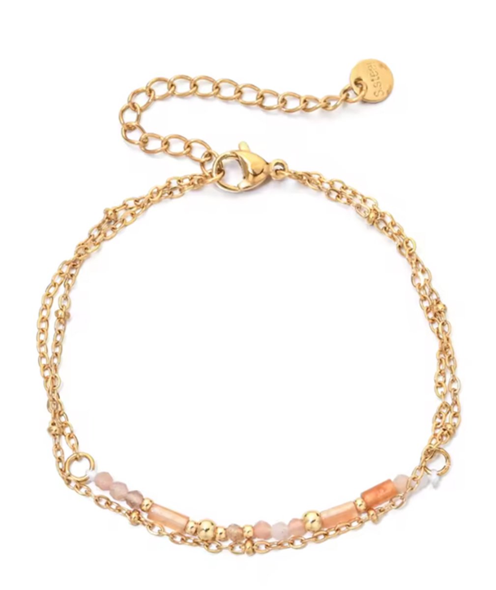 Jomide Armbandje Bohemian Vintage - Goudkleurig - 2