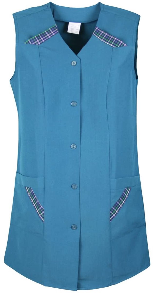 Dailygoods - 7/8 Kasack Short Effen Schort zonder Mouwen - Stijlvol en Praktisch