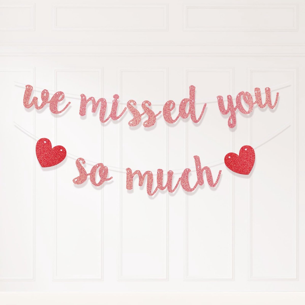 Dailygoods - Welkom Thuis Decoratie - We Missed You Garland in Roségoud
