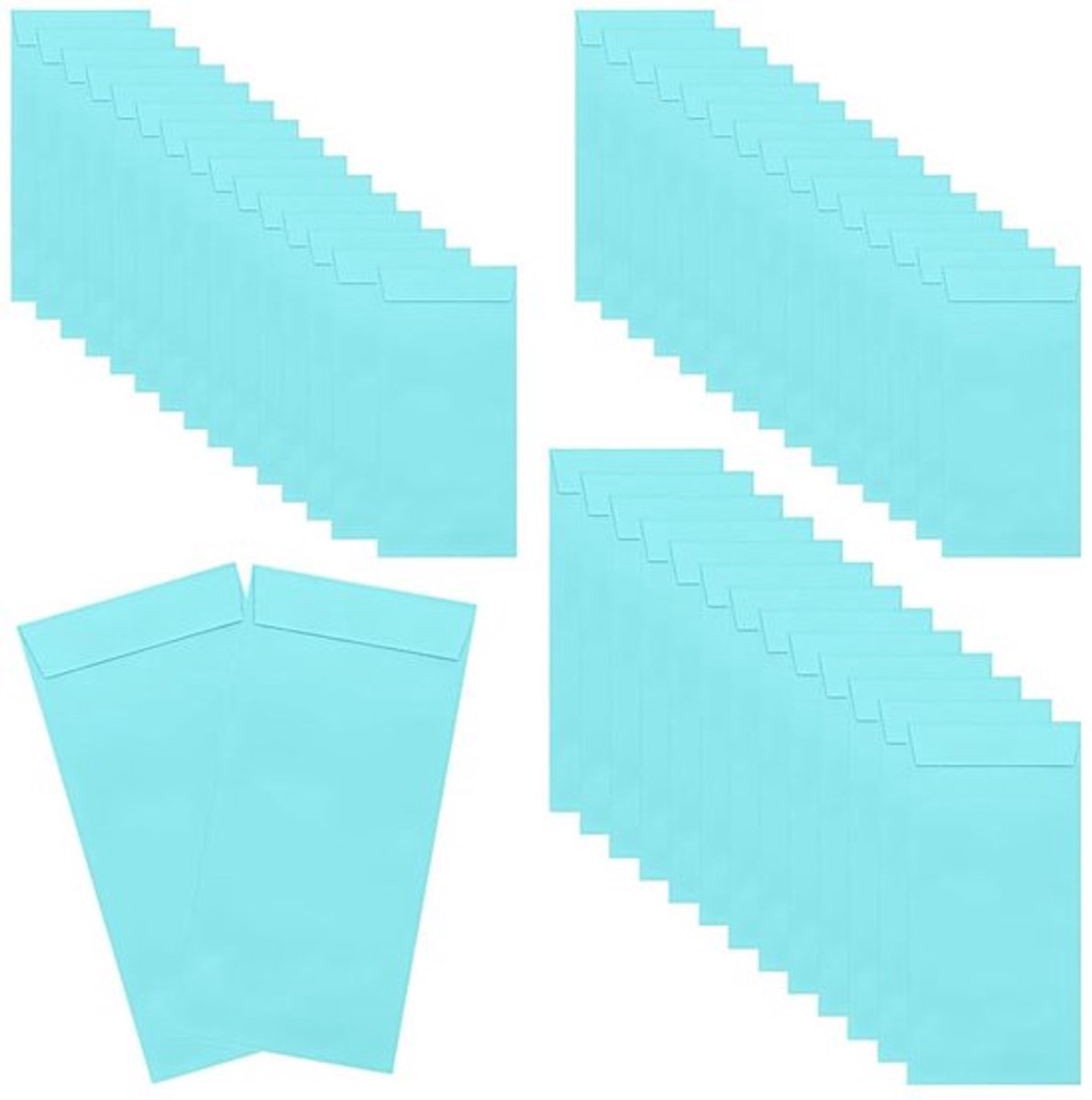 - Kleine enveloppen - Zelfklevende zaadenveloppen - Veilig verpakken van kleine voorwerpen - 60 stuks - Ideaal voor loonstrookjes en kralen...