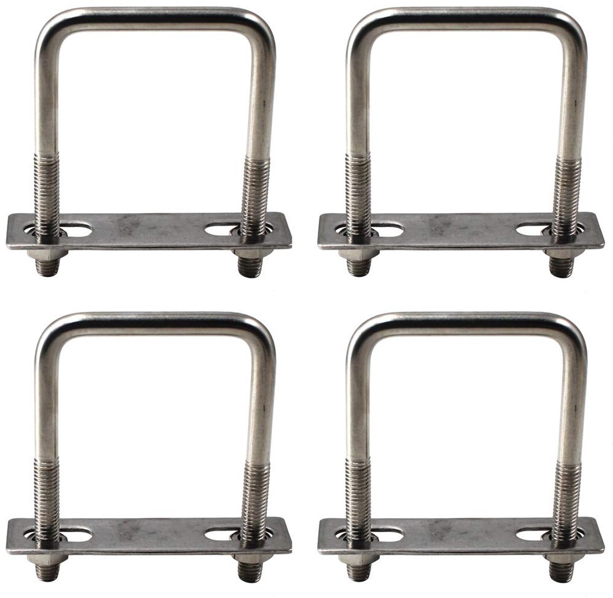 Dailygoods - M6x50 U-bout 304 Roestvrij Staal - Verpakking van 4