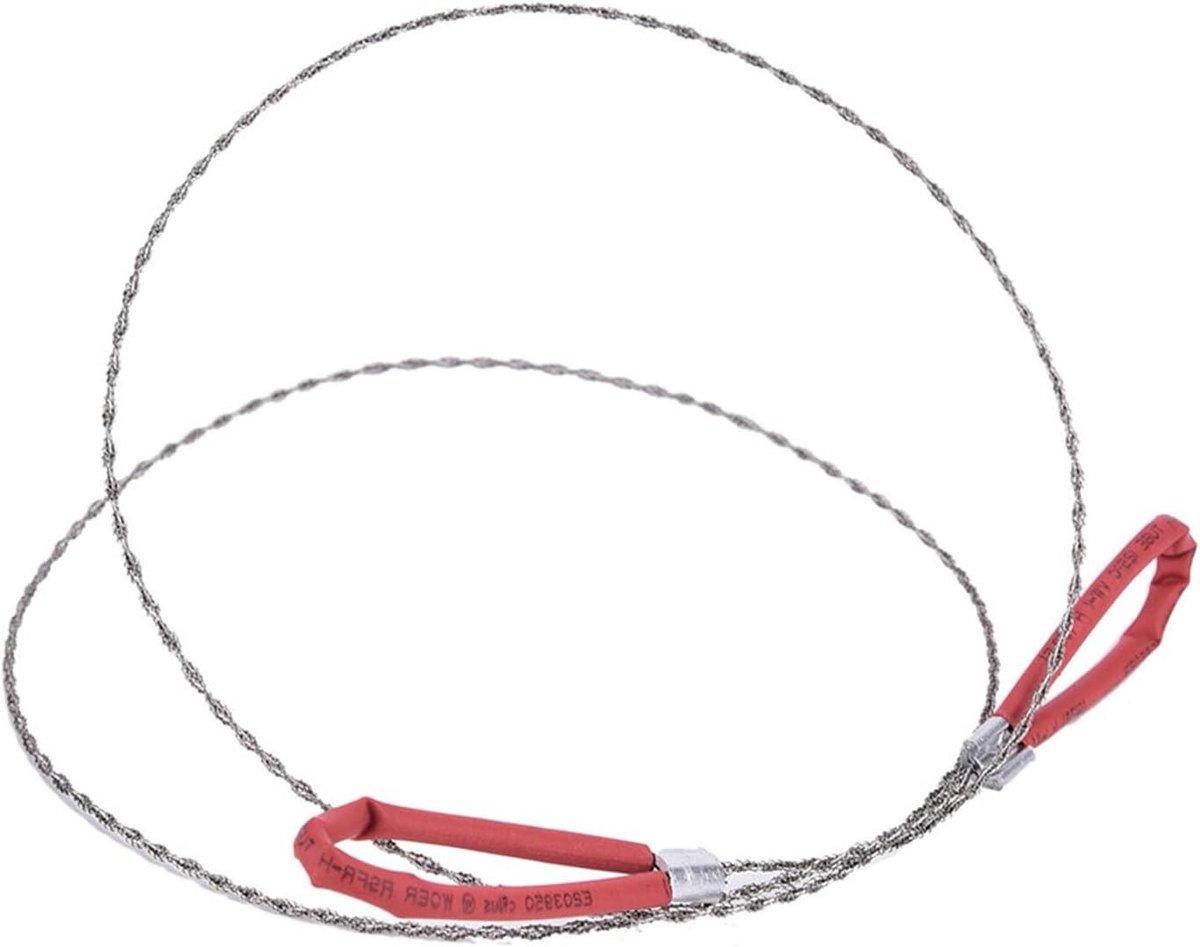 Draadzaag - Overlevingszaag - Outdoor Activiteiten - Roestvrij Staal - 70 cm Lengte - Rood