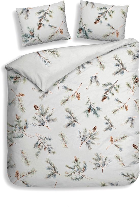 Heckettlane Dekbedovertrek Destiny - Bedlinnen met Takken print - 240x220 - Multi - Dekbedhoes van 100% Katoen-Satijn van Heckettlane — afbeelding 5