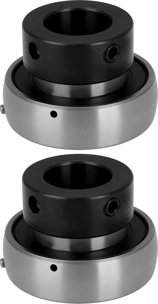Dailygoods - 2 Stuks SA204 Radiale Insert Lager - 20mm ID x 47mm OD voor Mechanische Toepassingen
