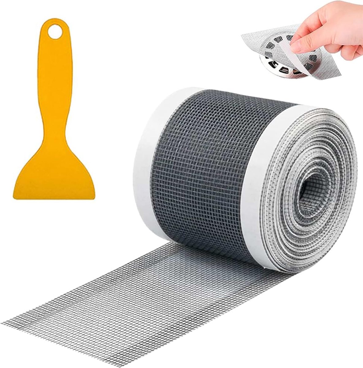 Dailygoods - Haardrijver voor Douche en Badkuip - Zelfklevend Afvoerfilter