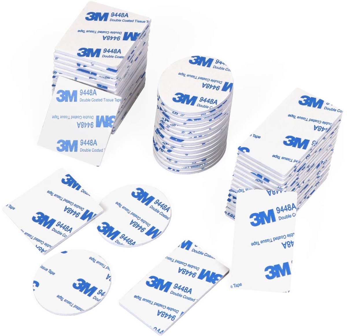 Dailygoods - Set van 130 Dubbelzijdige Plakpads - Zelfklevende Foam Pads