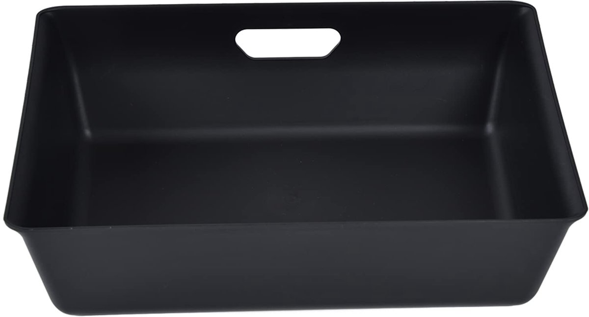 Dailygoods - Multifunctionele Opbergdoos Onder de Zetel voor Auto - Zwarte Organizer voor Drank en Accessoires