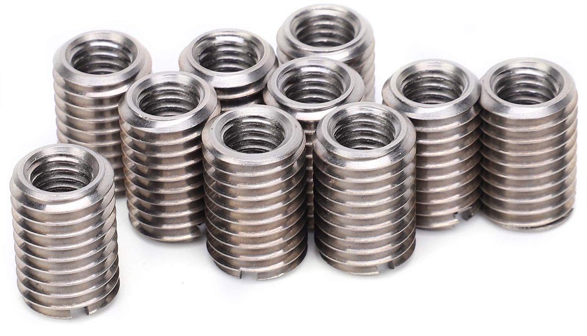Dailygoods - 10 Stuks Draad Inserts - Reducer Moeren voor M8 en M12 Draadverbinding