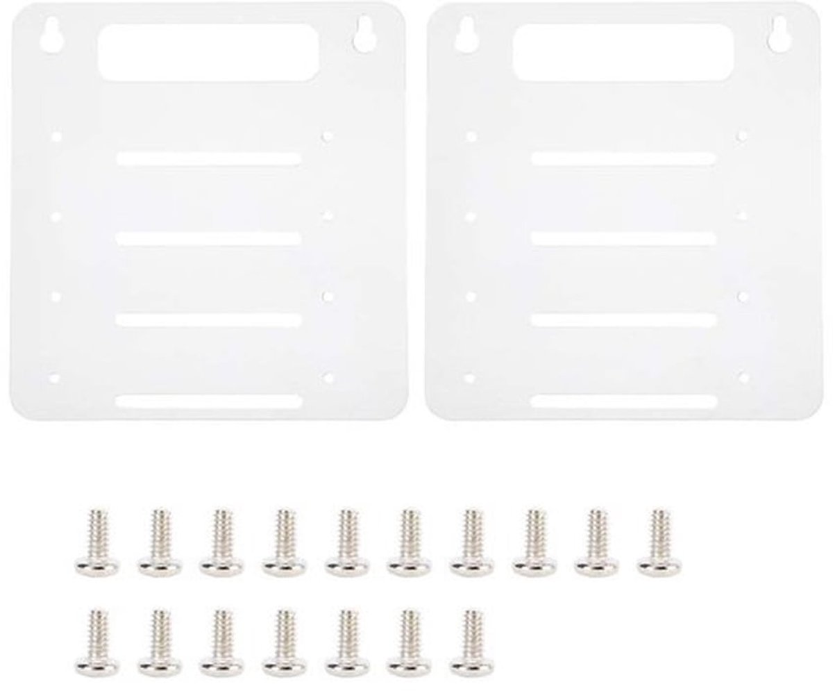 - Harde-schijfrek - 4-laags - Desktopefficientie - Helder acryl - Voor 3,5 en 2,5 inch harde schijven - Perfect voor opslagorganisatie
