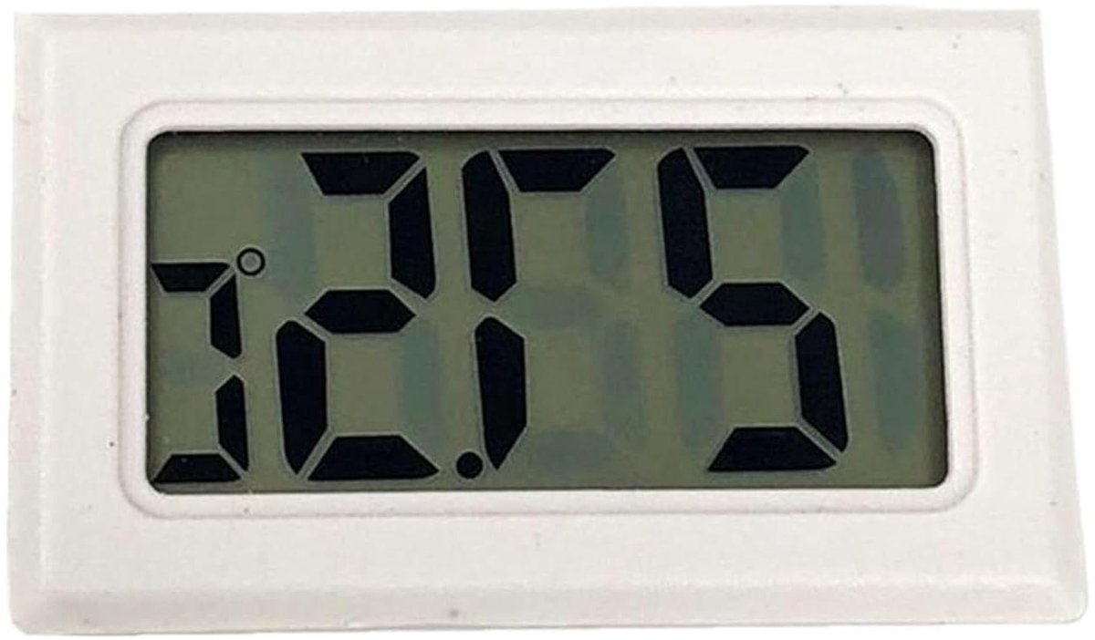 Digitale Hygrometer - Kamertemperatuur Monitor - Klimaat Bewaken - Nauwkeurige Metingen - -50-110°C - Wit