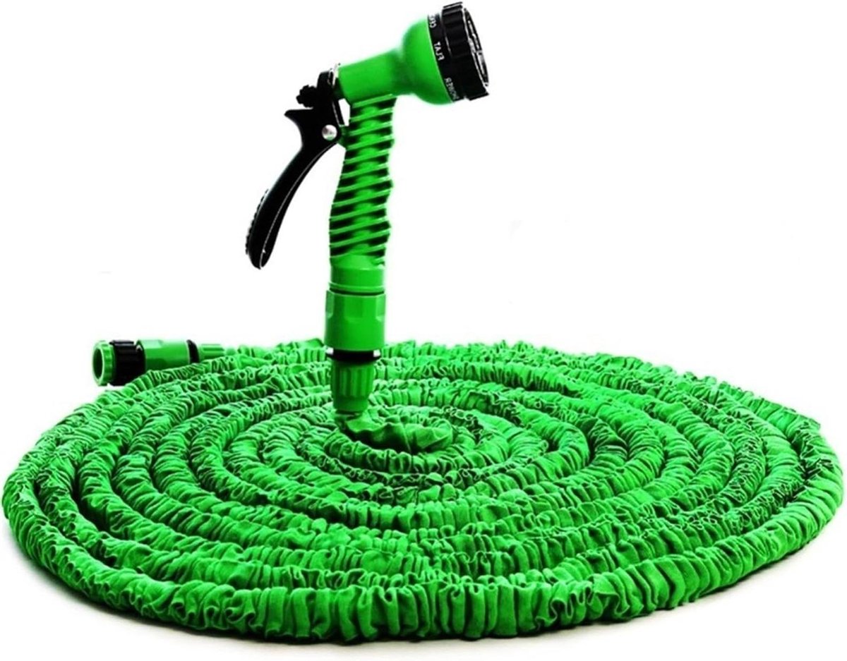 Uitbreidbare Tuinslang - Flexibele Waterslang - Tuin Bewateren - Anti-Knik Ontwerp - 125FT - Groen