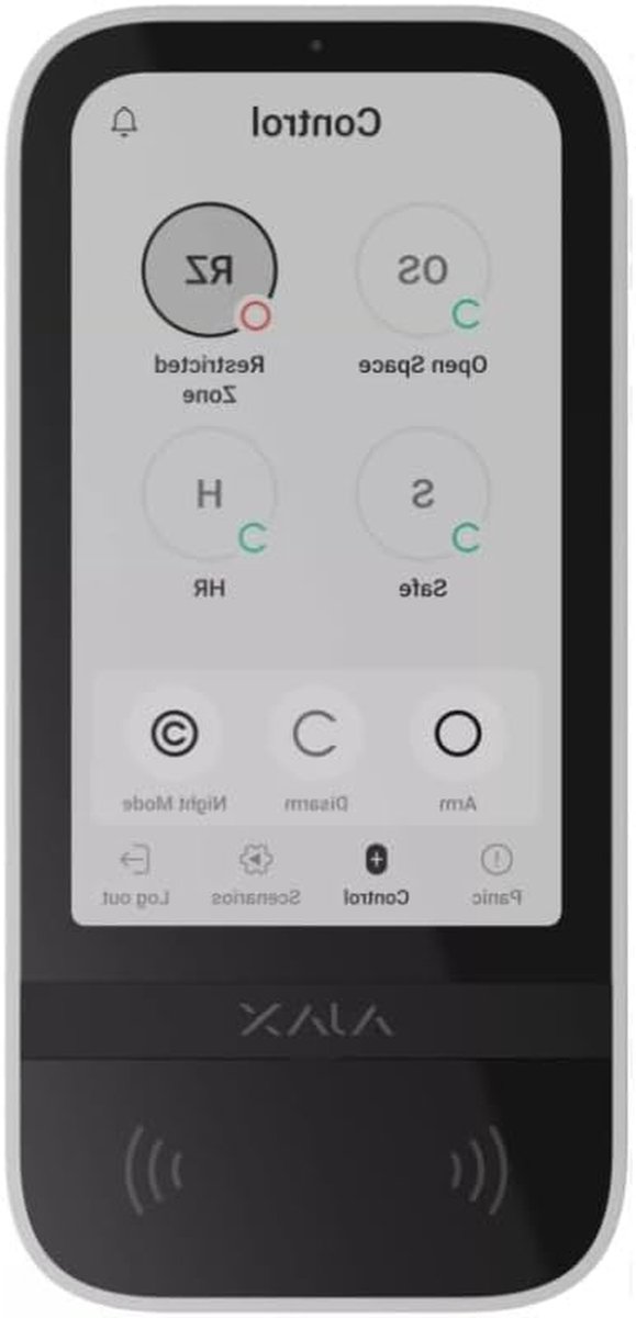 Touchscreen Bedienpaneel - Alarmsysteem Bediening - Huis Beveiligen - Digitaal Display - 1700 Meter Bereik - Wit