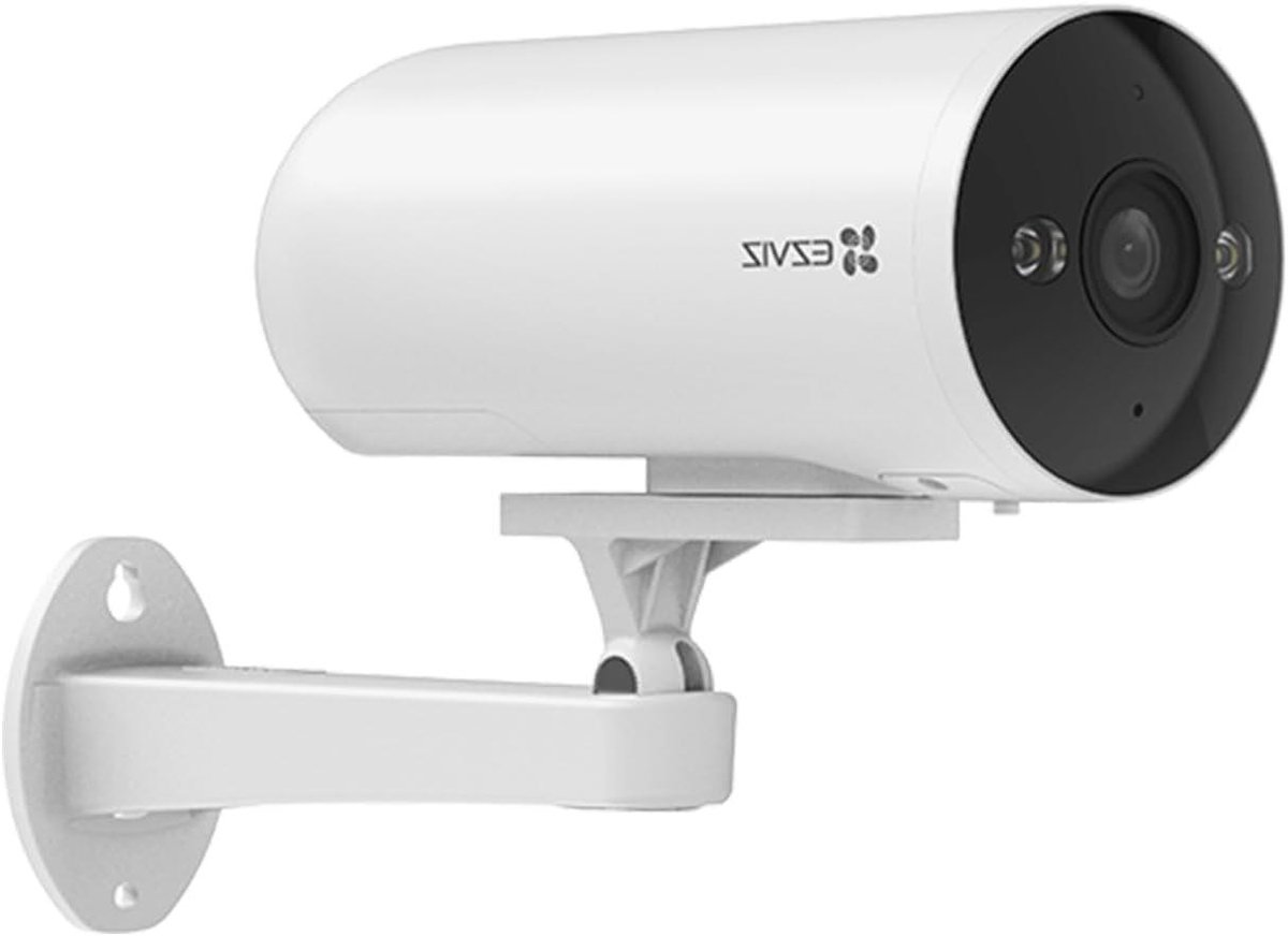 Bewakingscamera Buiten - Beveiligingscamera IP Camera - Huis Beveiligen - AI Detectie Mens Voertuig - 2K Resolutie 30M Nachtzicht - Wit