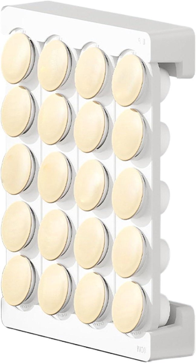 Houder Koffiecapsules - Koffiepadhouder Display - Keuken Organiseren - Ruimtebesparend Ontwerp - 50 Stuks - Wit