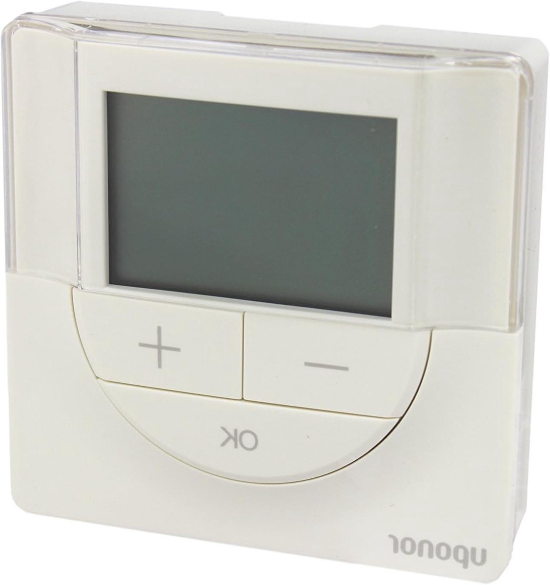 Digitale Thermostaat - Ruimtecontroller Kamerthermostaat - Vloerverwarming Regelen - 4-Draads Bus - 80 x 80 mm - Wit