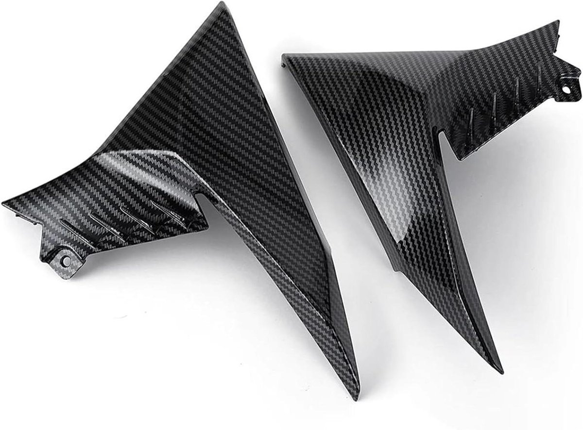 Radiator Zijafdekking - Kuip Guard Cover - Motor Beschermen - Spuitgegoten ABS Kunststof - 1 Paar - Zwart