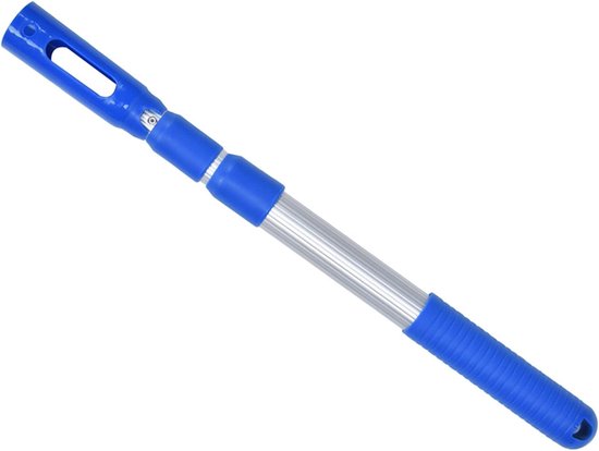 Telescopische Zwembadpaal - Verstelbare Stok - Zwembad Onderhoud - Aluminium Legering - 445-88 cm - Zilver — afbeelding 5