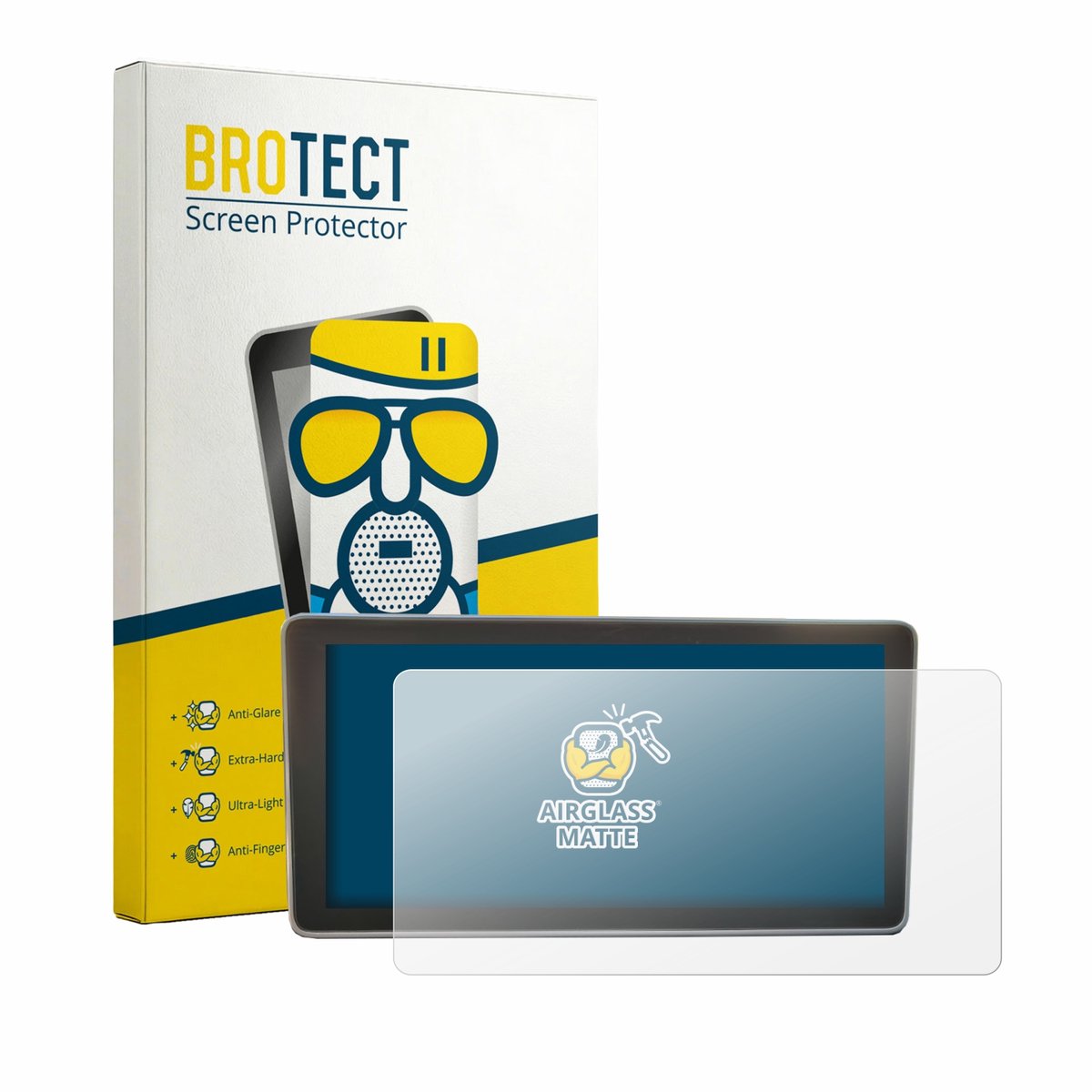 BROTECT - Screenprotector voor Audi A4 B9 2017 MMI Plus 8.3" - Folie Beschermfolie Beschermglas matte
