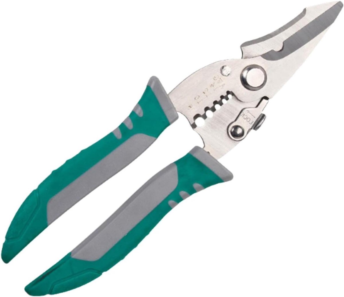 Striptang - Kabelsnijder - Draden Strippen - Ergonomische Handgreep - 19.3 cm - Grijs