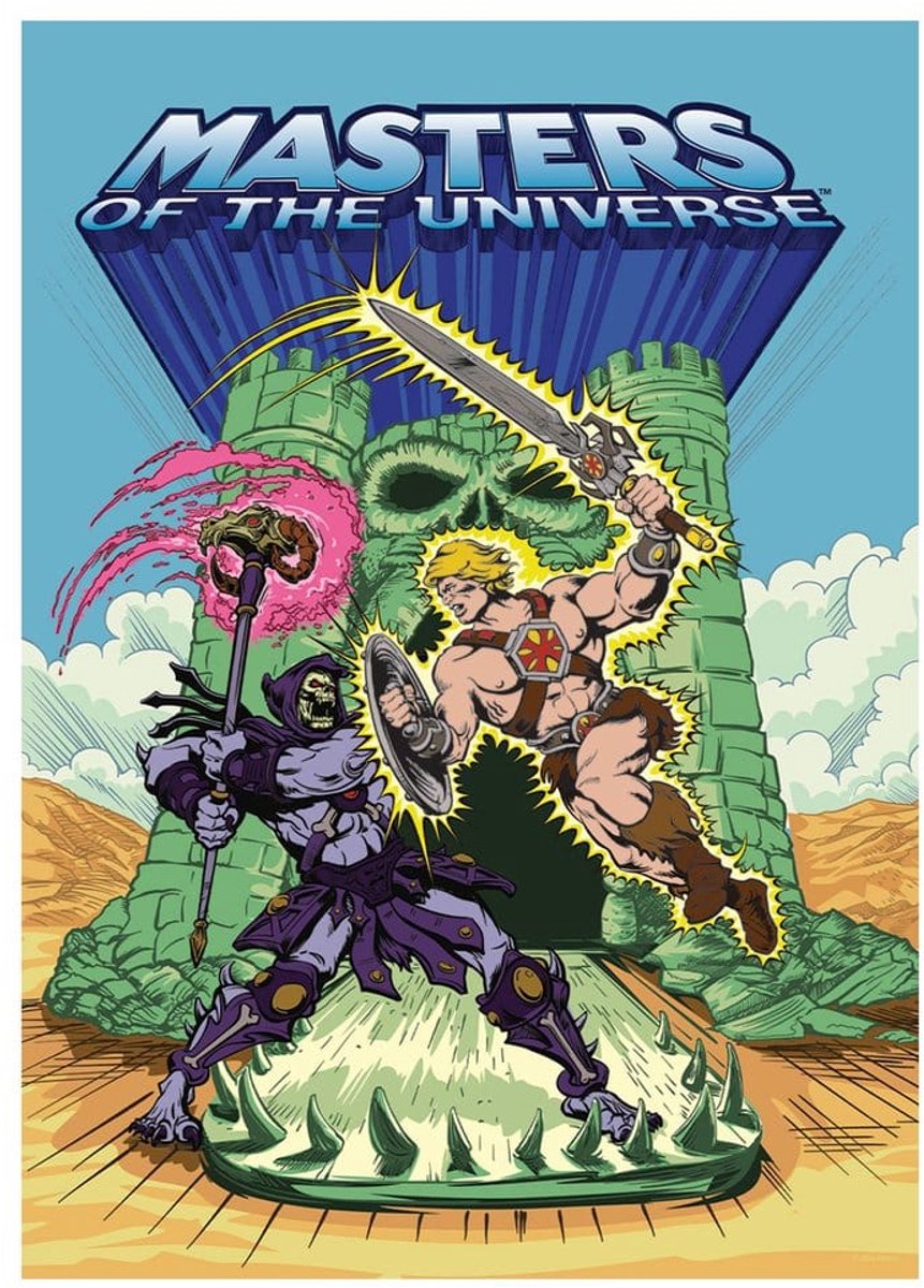 Masters of the Universe Art Print He-Man & Skeletor Limited Edition 42 x 30 cm