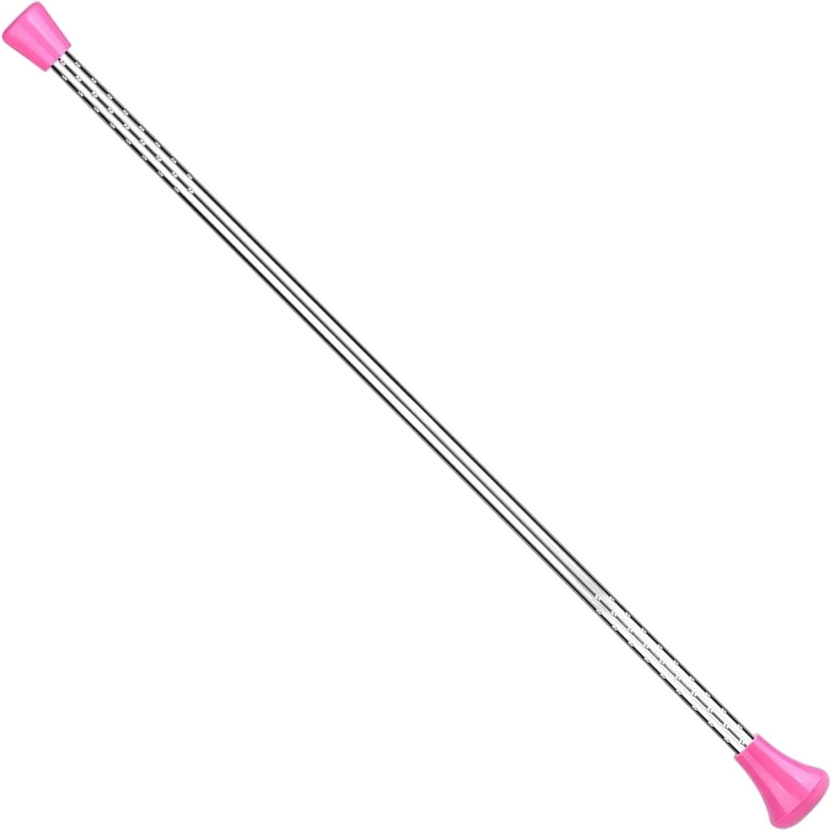 Twirling Baton - Gymnastiek Stok - Dans Training - Knop Geactiveerd Slot - 21 Inch - Metaal