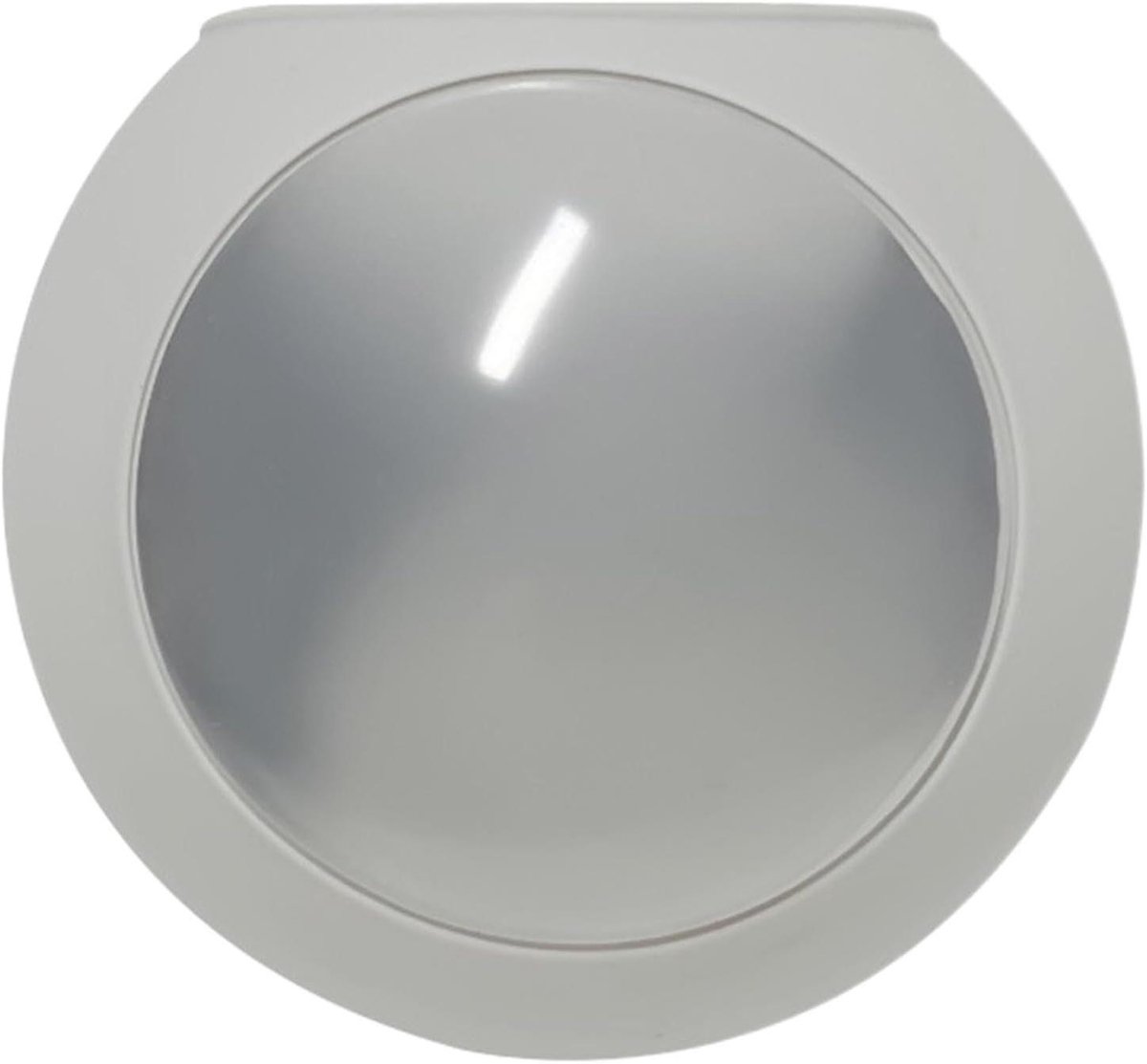 Wandvaas - Hangende pot - Muurdecoratie - Zonder boren - 12 x 11 x 7 cm - Lichtgrijs