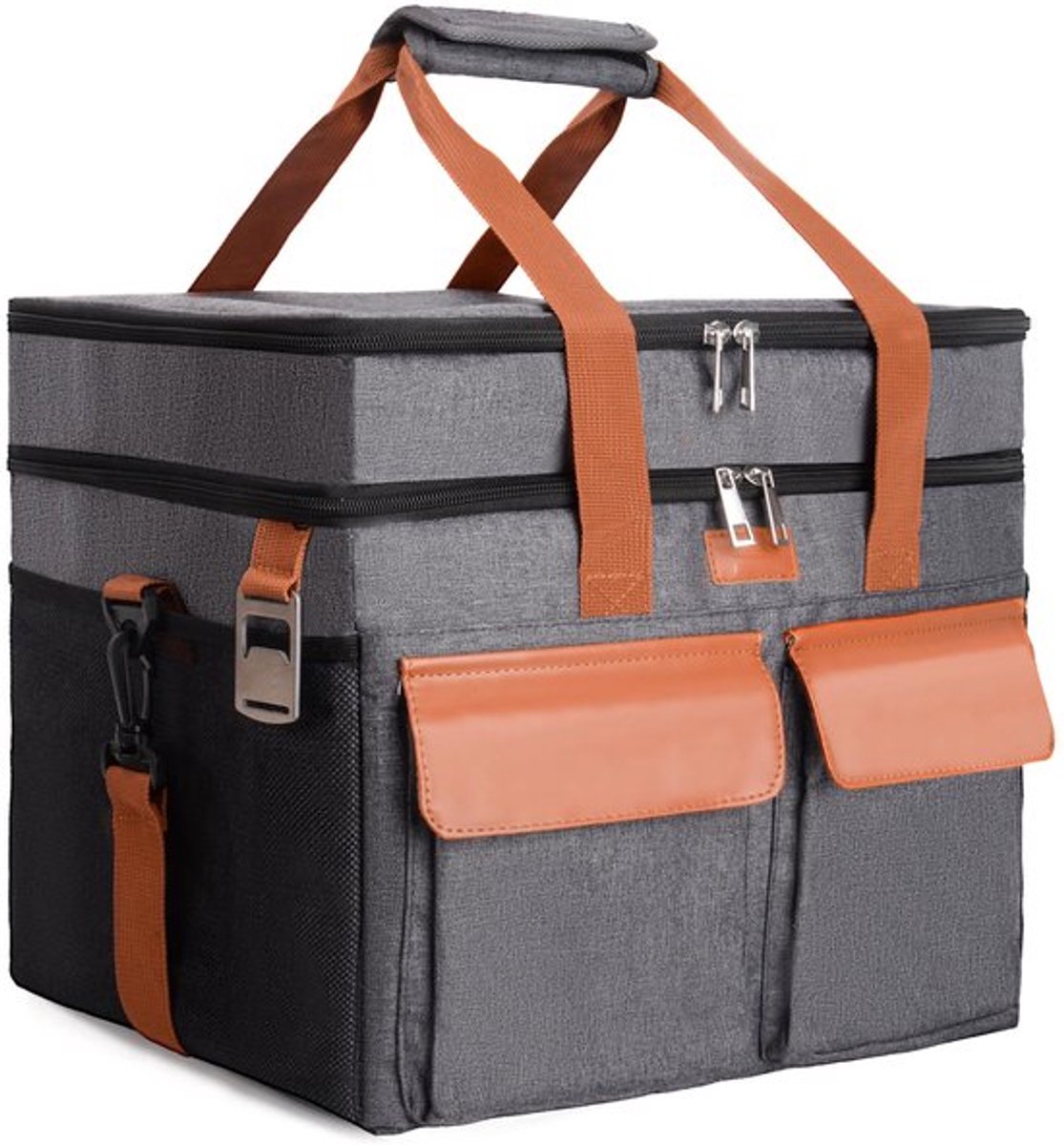 Koeltas 30 Liter - Dubbellaags - Opvouwbaar - Waterdicht - Isolatietas - Levensmiddelentransport - Thermotas