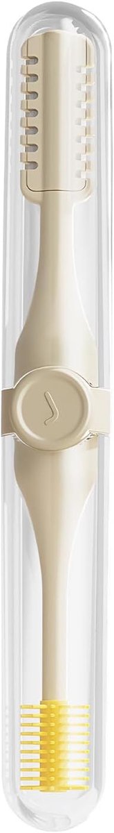 Neushaartrimmer - Neusschaar Verzorging - Persoonlijke Verzorging - Dubbelzijdig Roterend - 9.5 x 1.4 cm - Wit