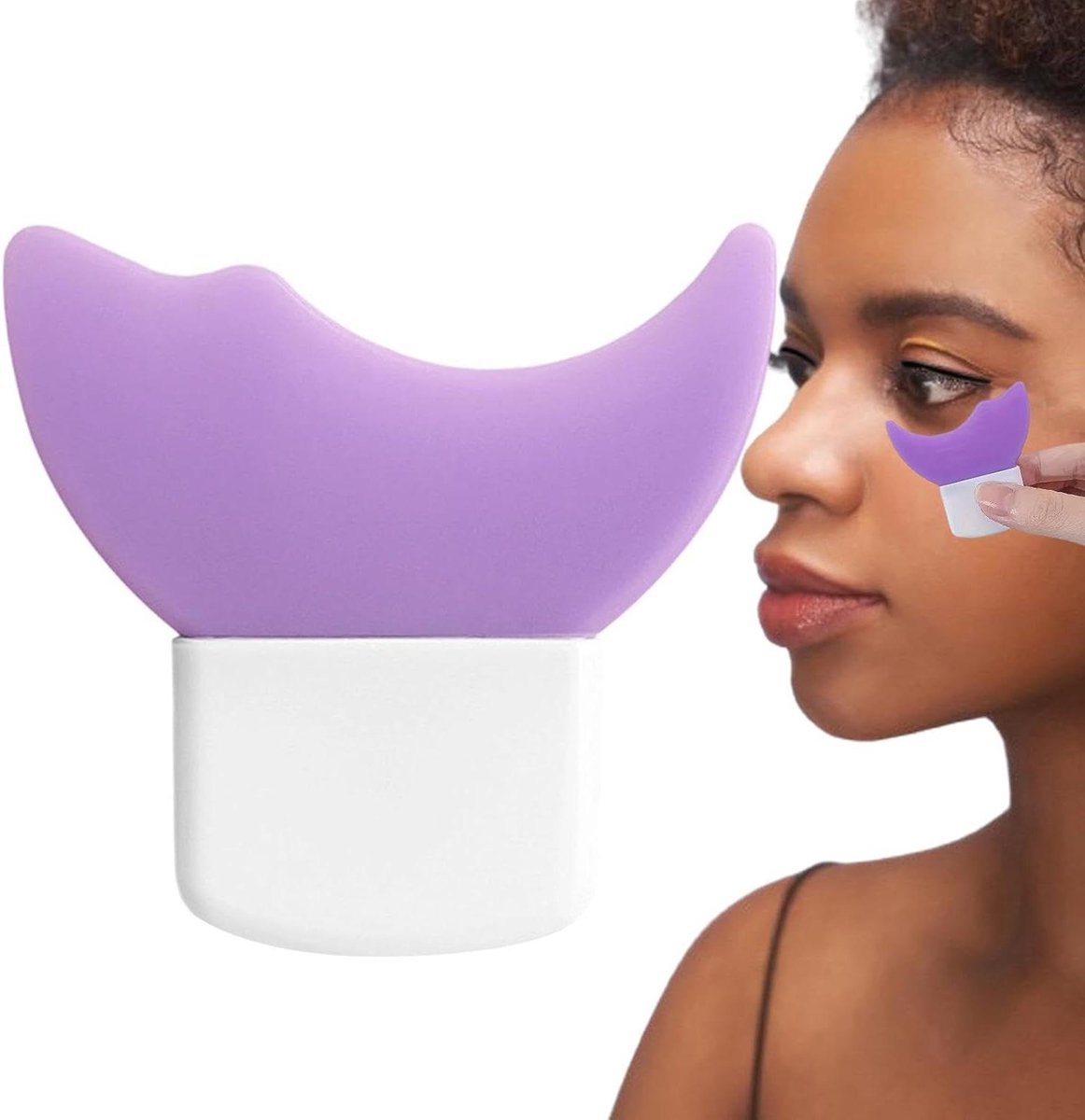Oogpotlood Sjabloon - Make-up Hulp - Oogmake-up Aanbrengen - Multifunctionele Contour Gids - 8 x 8 x 1 cm