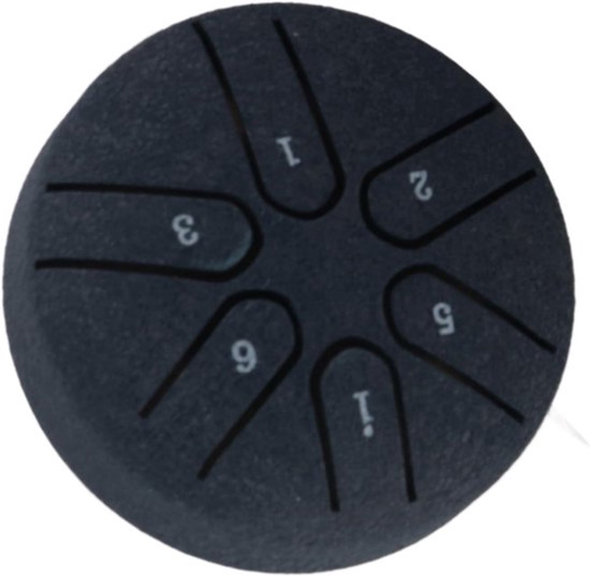 Tongtrommel met 6 noten - Staal - Worry Free Drum - Marineblauw - Handpan Drum Percussie Instrument met Drumstick voor Meditatie Yoga - Accessoires Voor Automodelen.
