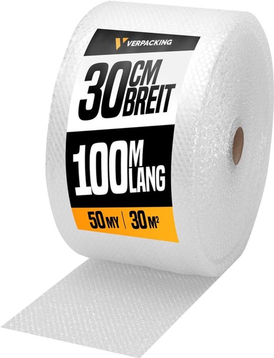 Noppenfolie 30 cm x 100 m - 50 my - Verpakking Materiaal