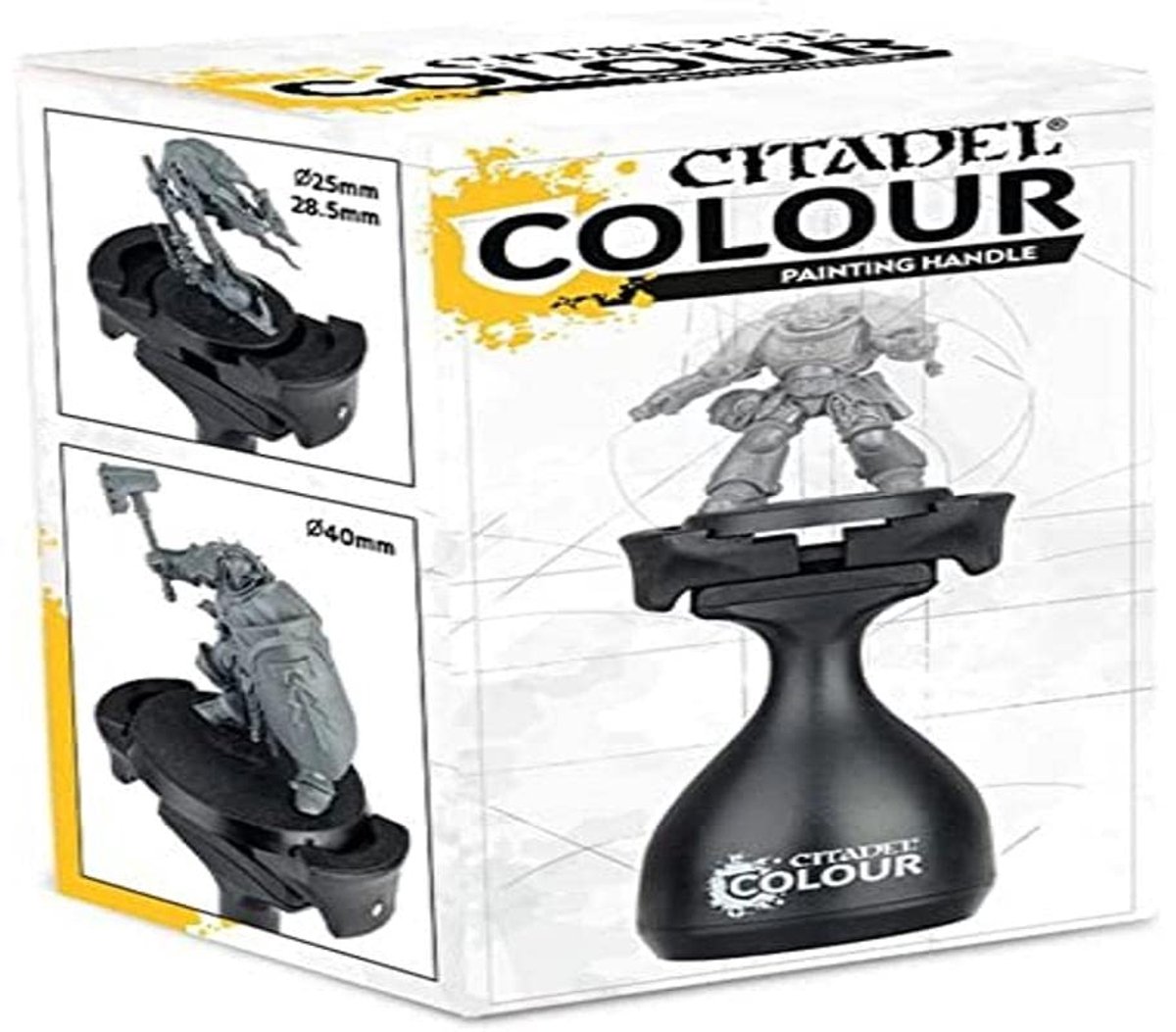 SnelShoppen - Citadel Schildershandvat mk2 voor Miniaturen, Perfect voor Schilderen van Figuren, Ergonomisch Ontwerp, Ideaal voor Hobbymakers, Lichtge