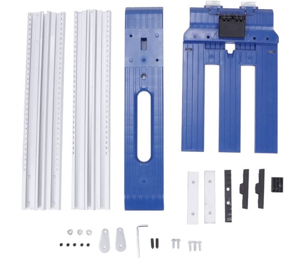 Cirkelgeleidingsset Groot Snijbereik - Geleiderailverbindingsset - Cirkelfreesmal - Universele Zaaggeleider - Aluminiumlegering - Nauwkeurige Schaal