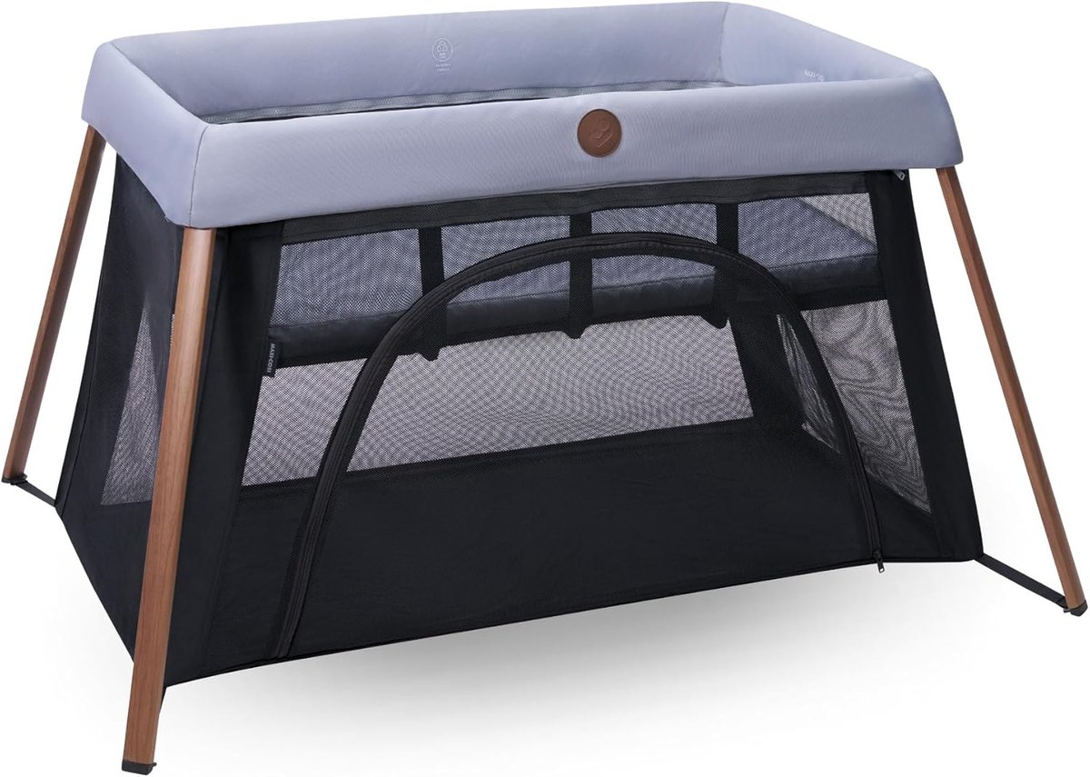Campingbedje baby - Opvouwbaar reisbedje - 2 slaapniveaus - Lichtgewicht met matras - Voor 0-3 jaar