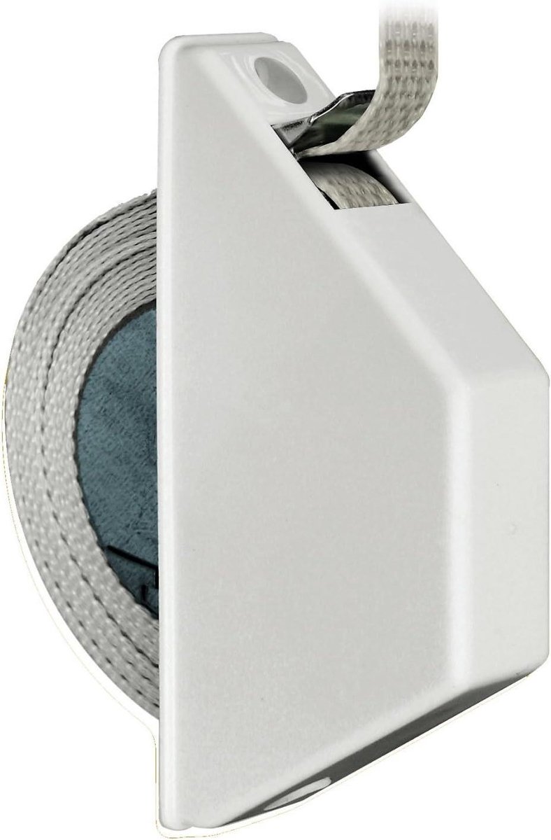 Gordijnkoord Winder - Rolluik Bediening - Raamdecoratie Bediening - Duitse Kwaliteit - 135 mm - Wit