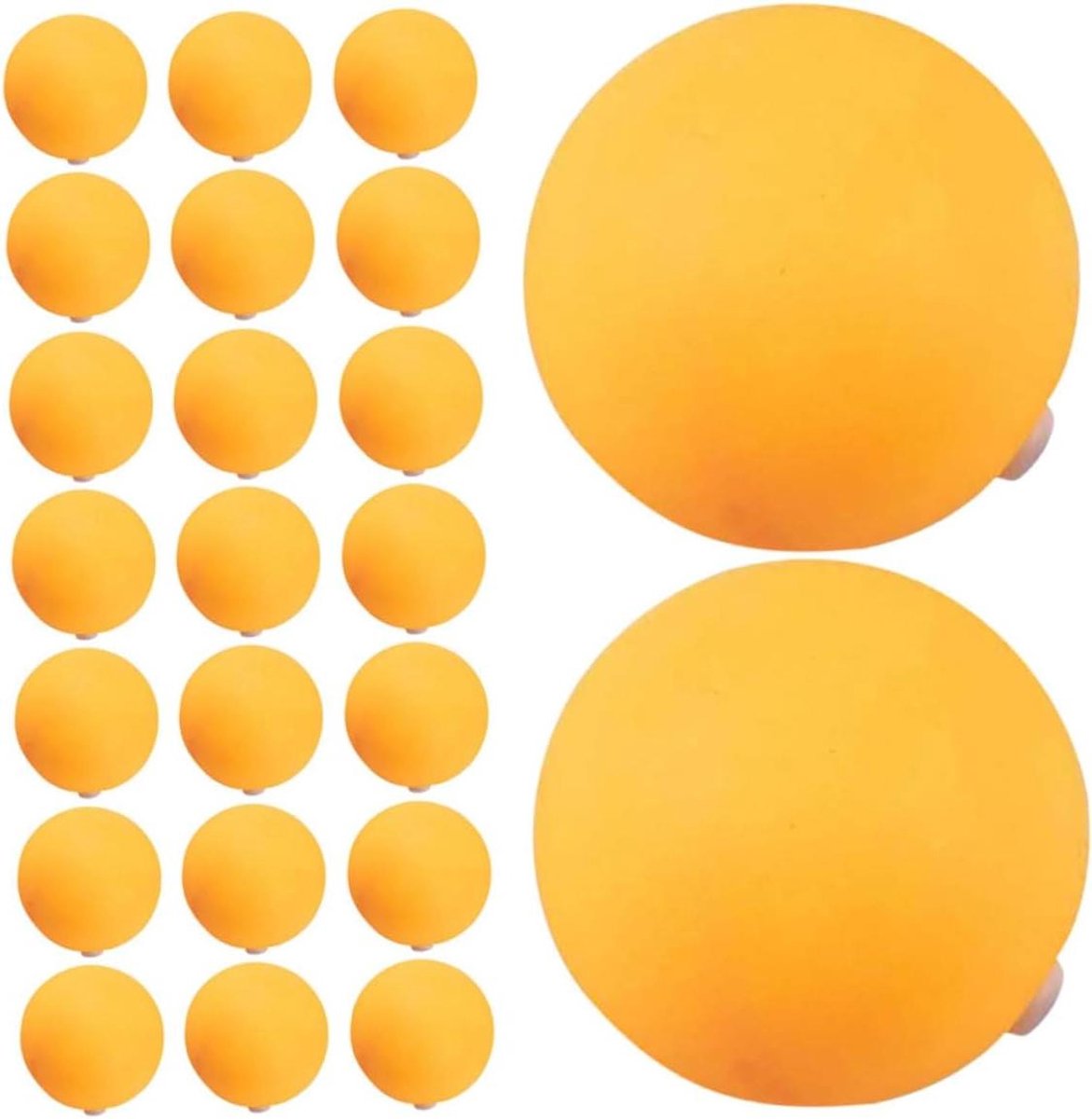 Tafeltennisballen - Trainingsballen - Efficiënte Training - Geperforeerd Ontwerp - 30 Stuks - Oranje