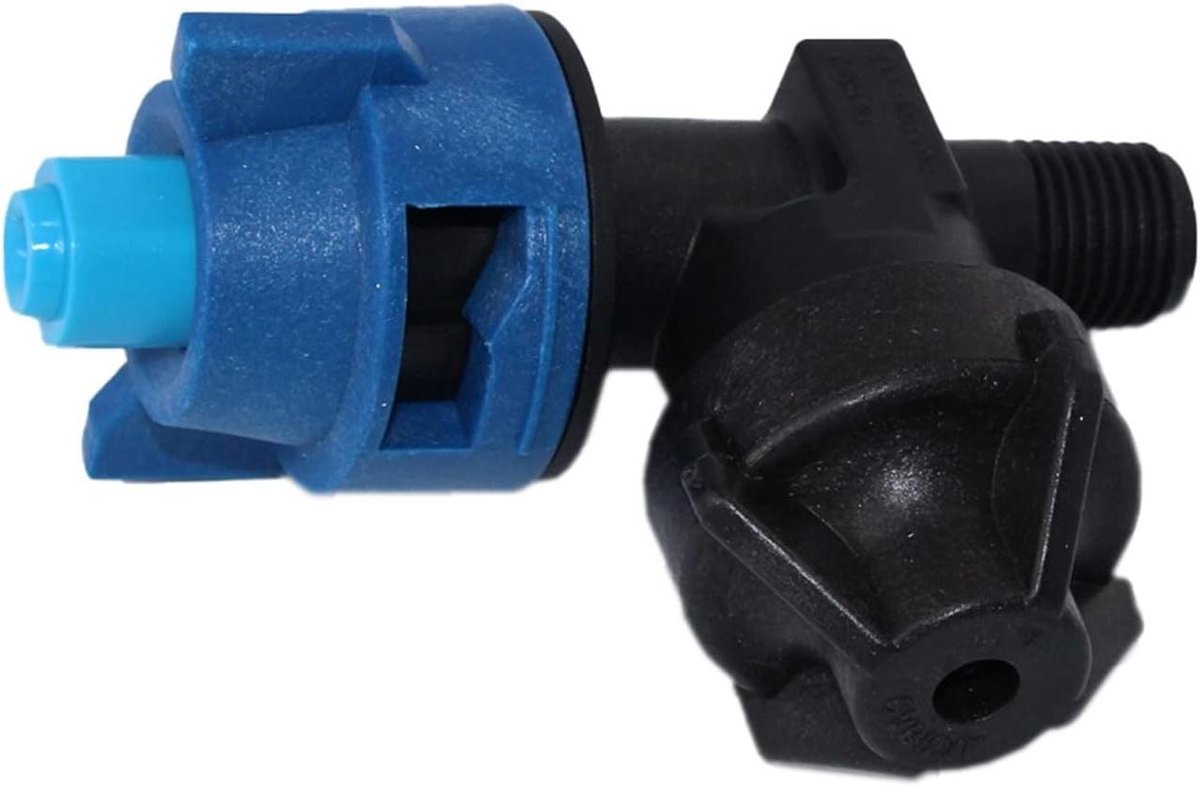 Desinfectie Spray Nozzle - Koe Spuitkop - Dierverzorging - 180/360 Graden - 1 Stuk - Zilverkleurig