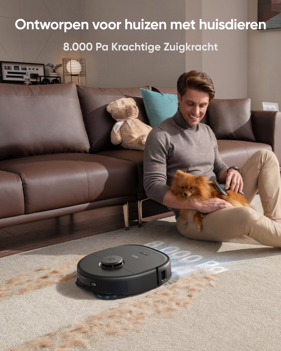 eufy Clean X10 Pro Robotstofzuiger 8000Pa - afbeelding 2