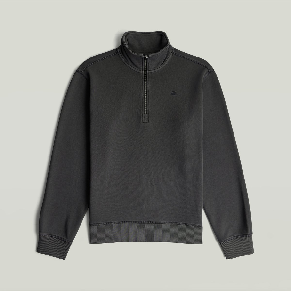 Unit washed half zip sw ls G-STAR Mannen TRui Zwart
