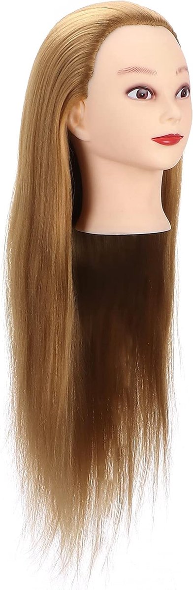 Mannequinhoofd Haar Oefenen - Kappershoofd Oefenhoofd - Haar Vlechten Leren - Duidelijke Haarlijn - 28 x 19 x 17 cm