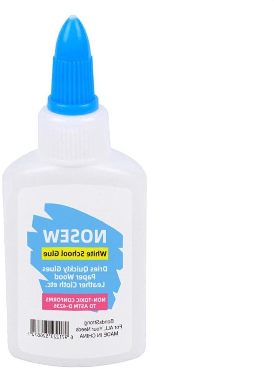Textiellijm - Stoffenlijm Herstel - Textiel Repareren - Sneldrogend Elastisch - 40 ml - Wit