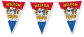 Vlaggenlijn - Welkom thuis - Rood / wit / blauw - 10m