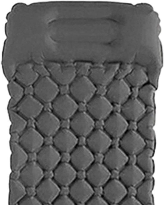 Campingmatras Zelfopblazend - Luchtbed Reizen - Buiten slapen - Dikke Traagschuimlaag - 37x17x17 cm - Grijs — afbeelding 5