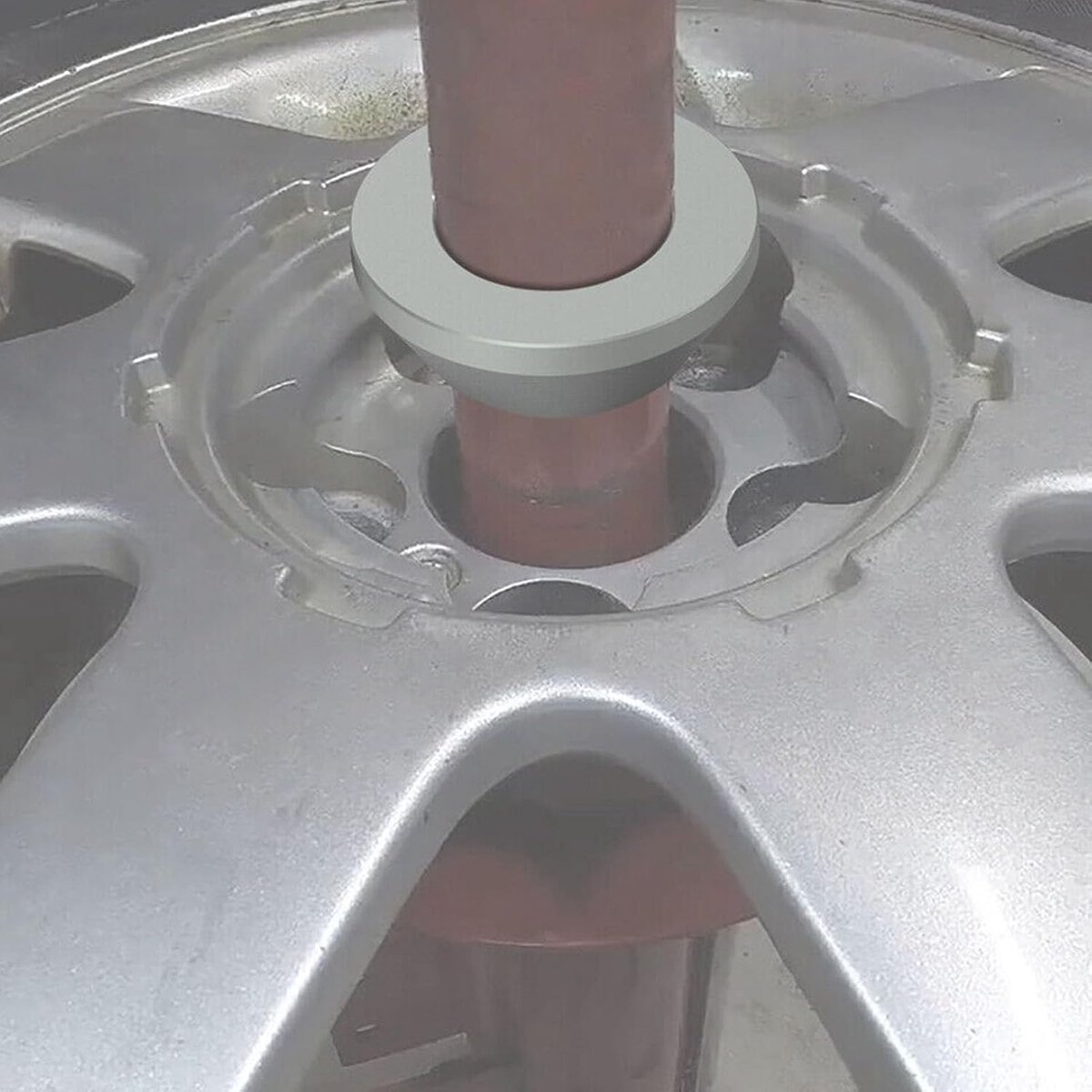 SnelShoppen - Manual Bandenwisselaar Centering Cone, Draagbare Aluminium Wiel Balancer Houder, Stevige Wiel Adapter Cone voor Auto's, Vrachtwagens, Mo