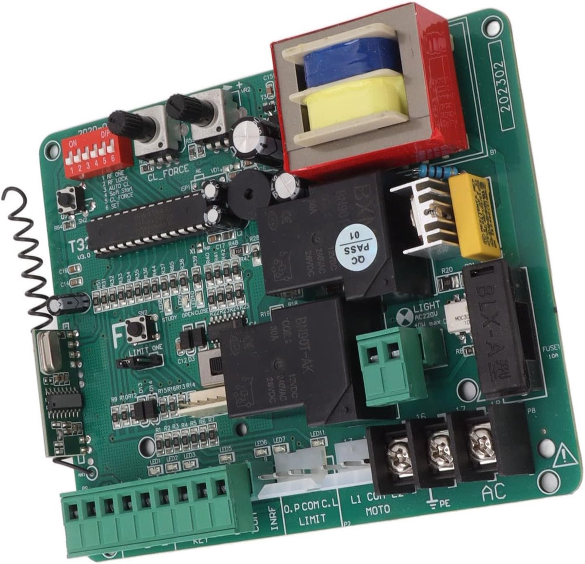 SnelShoppen - Sliding Deur Motor Controle Controller Circuit Bord Deuropener 220V voor Led Merchandisers - Stabiele Technologie, Antistoring, Dubbele