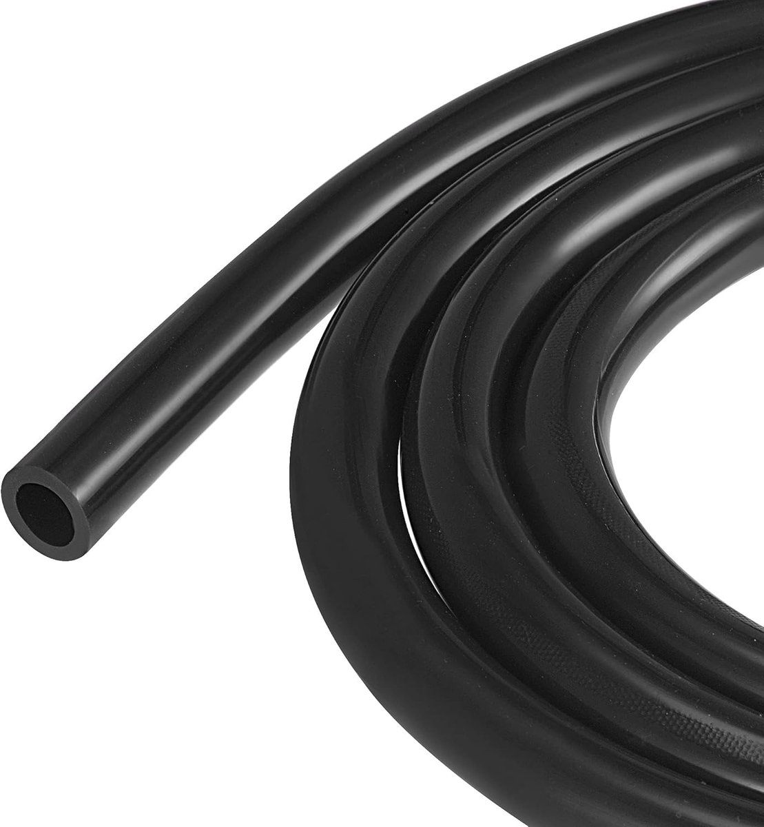 SnelShoppen - Silicone Slang 12mm ID x 18mm OD, 2M Zwart, Flexibele Rubber Slang voor Water en Lucht, Geschikt voor Pompoenoverdracht