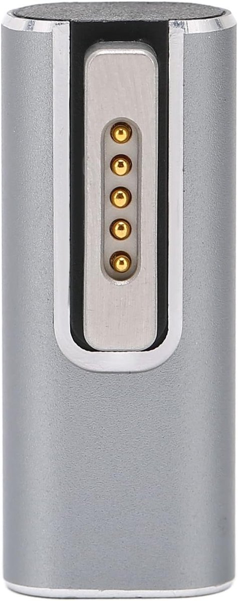 SnelShoppen - USB C naar Magnetische Adapter, T Tip Type C, PD Snellader voor OS X Laptop, 5A, Veilig Opladen met Indicator, Ideaal voor Thuis en Werk