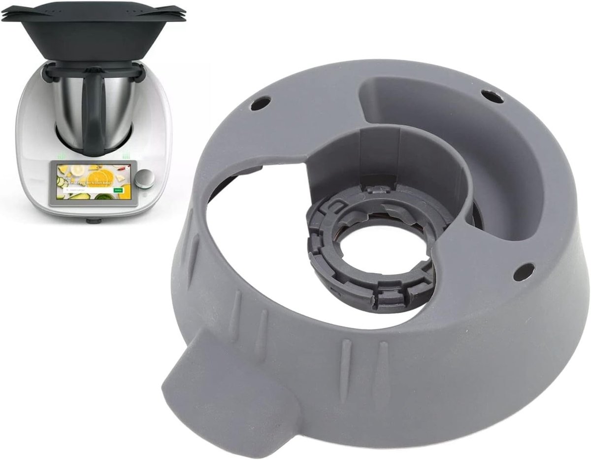 SnelShoppen - Hoofdpannenset voor TM5 TM6, Bevestigingsring, Basisring, Moer met Veiligheidsvergrendeling, Duurzame Blender Accessoires voor Keuken