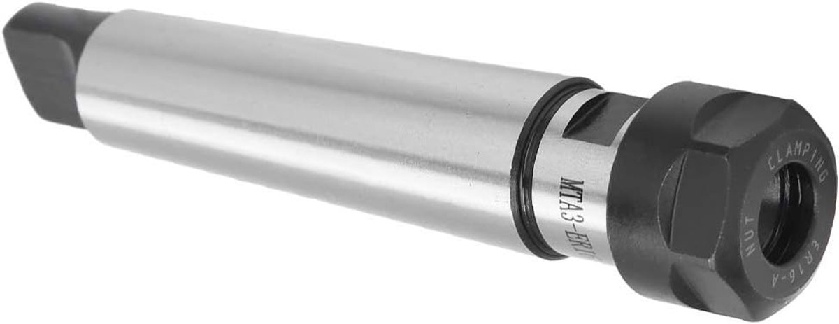 SnelShoppen - Collet Houder MTA3 Morseconus Collet - Hoogwaardig Staal CNC Frees Draaiparts Voor ER16, ER20, ER25, ER32 Collet Pijpen, M12 Klemhandgre